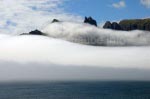 Die Ostfjorde in den Wolken