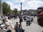 Brodelndes Leben am Trafalgar Square