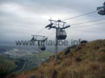 Mit der Christchurch Gondola ging es 500 Meter hinauf auf den Mount Cavendish.