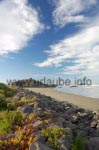 Sumner Beach im Südosten von Christchurch ist ein hübscher und beliebter Badeort.