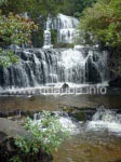 Die Purakanui Falls in den Catlins