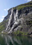 Geirangerfjord - Sieben-Schwestern-Wasserfall