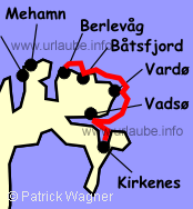 Karte Kirkenes