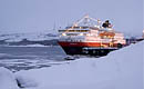 MS Nordlys im Hafen von Kirkenes