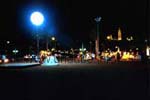 Esplanade Francis Palmero lors de la soirée tardive