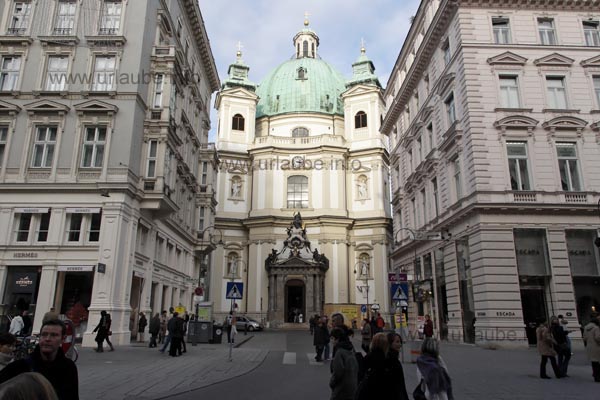 Die Peterskirche ist eine der schönsten Barockkirchen Wiens