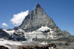 Das Matterhorn von der Station Trockener Steg aus gesehen (Sommer)