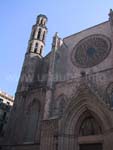 Das Hauptportal der Kirche Santa María del Mar
