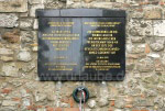 Gedenktafel am Burgberg an die Revolution 1848/49