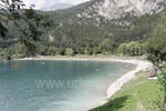 Schöne gepflegte Badestrände bei Molina di Ledro