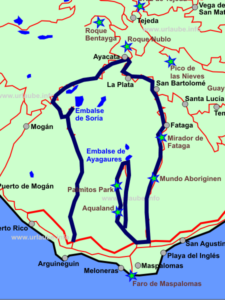 Darstellung der Tour auf der Karte