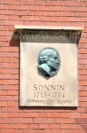 Gedenktafel an Ernst Georg Sonnin