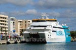 Die Fähre nach Valencia im Hafen von Eivissa