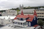 Blick über Akureyri