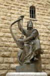 Statue König Davids in Jerusalem