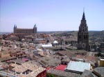 Sicht von der Jesuitenkirche auf die historische Stadt Toledo