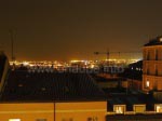 Blick auf die Lichterkette Madrids