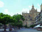 Die mächtige Kathedrale von Segovia