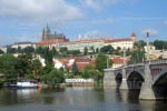 Prag mit Karlsbrücke und Burg