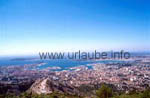 Blick auf die Bucht von Toulon vom Mont Faron aus